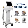 2023 gold plating microneedling RF beauty machine fractional micro needle wrinkles crow's feet removal device CE approval