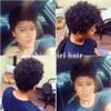 Kort sassy curl pixie klippt peruk kinky curly bob mänskliga hår peruker för kvinnor brasilianska remy 150 full densitet258z1384567