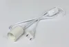 1.8M Netsnoer Kabel E27 Lampvoeten Ronde Plug Met Schakelaar Draad Voor Kroonluchter Lamp Houder Lamp 85-265V Opknoping Licht Socket