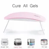 6W nageldroger LED UV -lamp MICRO USB GEL VERNIANN HULTMACHINE VOOR HUIS GEBRUIK NAK ART GEREEDSCHAP NAIL VOOR LAMMEN