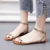 Hot Sale-Xiniu Casual Läder Sandaler Kvinnor Flat Platform Summer Skor Damer Sandalias Strandskor Chaussures Femme Storlek 35-42 # 0506