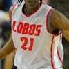 Koszulki do koszykówki Custom New Mexico Lobos koszulka do koszykówki NCAA College JaQuan Lyle Bragg Jr. Maluach Jackson Caldwell McGee Snell Granger Manigault Martin