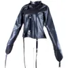 PU Leather Straitjacket Strict Kinky Fancy Straight Jacket for Women SM S&M Body Harness Fetish Cosplay BDSM Bondage Gear Sex Toy