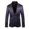 progettista dei nuovi uomini Uomo Abbigliamento di lusso Designer Mens Blazer Jacket lettera di stampa pulsante operato alla moda di marca floreali Maschi sottile dei vestiti Blazers