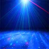 Sharelife Red Green Laser Star z RGB LED Dynamic Watermark Effect DJ Remote Laser Stage Light Home Gig Party Show Oświetlenie