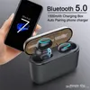 HBQ-Q32 TWS Bluetooth Earbuds 5.0 fone de ouvido com carregamento Box sem fio botões Stereo Ear Headphone Power Bank para iPhone Samsung Xiaomi