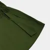 Jupe à bretelles plissée vintage dans le long paragraphe Slim robe de poitrine enveloppée vert foncé été nouveau style jupes robes