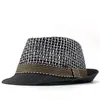Ny Boy Straw Hat Baby Sun Hattar Barn Jazz Cap Bucket Kepsar Sommarhatt för tjejer Panama Hat Fotografi Props 48-52cm