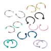 New Trendy Nose Rings Body Piercing Jewelry Fashion Stainless Steel Nos e Hoop Ring Earring Studs