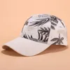 Top Caps Moda Çiçek Beyzbol Kapağı Kadınlar İçin Yaz Snapback Kadın Açık Hava Kamyoncu Şapkası Kavisli Sunhat Bone1108695