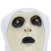 La nonne masque en latex avec foulard Crucifix masques de terreur effrayant Cosplay Thriller Antifaz Para Fiesta horreur Mascara croix Hallo3344224