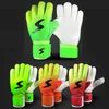 Профессиональные мужские футбольные вратарские перчатки с защитой пальцев женские утолщенные латексные полиуретановые футбольные вратарские перчатки взрослые вратарские перчатки