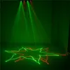 Sharelife 4 lins röd grön stråleffekt DMX Master-slavmönster Laserljus Hem Gig Party DJ Stage Lighting Sound Auto 505RG