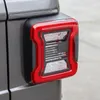 Black Tail Light Cover Decoration Iron Material för Jeep Wrangler JL JK från Auto Interior Accessories7235200