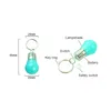 Färgbyte LED -ljus Mini -glödlampa Torch Keyring Keychain RGB PEADS Key Ring Pendant Lamp Par Key Chain for Christmas Gifts KI4935169