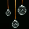 6cm / 8cm / 10cm boules de décorations de Noël transparent suspendus boules de boule de Noël clair en plastique babiole de noël ornements cadeau