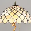 Dimbar European Style Bedroom Bedside Table Lights Tiffany Shell Bird Lamp American Personlighet Ny design Unika patentbordsljus