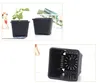 Square Nursery Plastic Flower Pot Planter 3 Size for Indoor Home Desk Bedside or Floor and Outdoor Yardlawn or Garden Planting D7840523