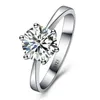 Anéis Jóias Cubic Zirconia Anel por Mulheres Homens anel de prata esterlina 925 Acessórios Ladies casamento romântico