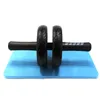 Rouleau Ab de roue abdominale sans bruit avec tapis pour équipement de conditionnement physique d'exercice de gymnastique fitness6166353