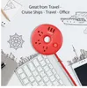Ntonpower Original Travel Power Strip USB Extension Cord Portable Smart Socket Red Donuts för julklappar6752975