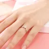 JIAYIQI 925 anillos de plata esterlina Inlay Color Cubic Cubic Zirconia Europea Original Anillo de Moda Mujeres Aniversario Regalo