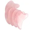 Jade Stone Massage Guasha Rose Quartz Face Jade Skin Roller Hage Cracking for Spa Acevuncture Therapy Trigger Trigger