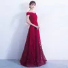 Свадебное вечернее платье невесты, красное Qipao, длинное платье принцессы для выпускного вечера, сексуальное китайское платье Cheongsam, осень 2017, традиционные платья2539