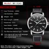 Top marca de luxo benyar novos relógios masculinos moda à prova dwaterproof água semana data militar masculino quartzo relógios couro relogio masculino265n