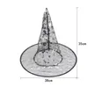 هالوين ازياء تأثيري شبكة قبعة حزب صافي shamao كاب العنكبوت الخفافيش اليقطين قبعات الساحرات عيد الساحرة الشيطان القبعات مهرجان الديكور