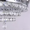 LED Crystal Chandelier Van Lights Invisible Van Crystal Lights Living Room Restaurant Restaurant de plafond moderne 42 pouces avec Remo9828046