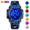 Skmei Digital Kids Watches Sport Colorido Display Crianças Relógios de pulseira