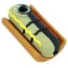 Pipa in silicone da 3,8 pollici Pipa per hot dog Pipa per bruciatore a nafta fatta a mano con accessori per fumo in stile Hots Dogs