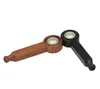 New Mini Wood Pipe Portable Metal Filtration Straight-pole Small Pipe