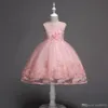 Erröten rosa schöne süße Blumenmädchenkleider 2019 Vintage Prinzessin Tochter Kleinkind hübscher Kinderwettbewerb formelle Erstkommunion 9708912