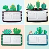 3D Cartoon Cactus Fluorescencyjny On-off Dwuosobowy Switch Naklejki Dzieci Luminous Światła Przełącznik Outlet Naklejki Ścienne Pokój Dekoracja Domowa