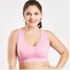 Bras Plus Size Sutiãs Esportivos Ioga Treino Tops de Colheita de Fitness Push Up Ginásio Moda Bras Executar Sem Costura Elástica Full-cup Ajustável 3XL-6XL B4503