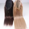 VMAE прямо натуральный 613 Brown 100G от 14 до 26 дюймов REMY Hair Hashetail Horseail HOLE HOLE прямой Drawstring Ponytail Extensions