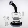 5 styles in stock Glass Bong with Bowl Recycler In-Line Percolator Dab Rigs 100% Real Image Hookahs Smoking Water Pipes Hookahs