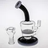 5 estilos em vidro bong de vidro com reciclador de tigela Em linha percolador Dab Rigs 100% imagem real fumar água tubos de água fogueiras