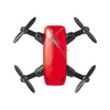 Broadream S9 mini quadcopter dobrável RC com modo sem cabeça LED luzes RTF - Vermelho