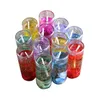 Geurkaarsen Kleurrijke Zeeschelpen Jelly Crystal Wax Transparant Glazen Kaars Bruiloft Banket Feest Kerst Decoratieve Kaars G8836737