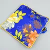 Ljus Peony Flower Tassel Small Zipper Bag Party Favor Väskor Kinesisk Silk Brocade Bag Myntväska Julbröllop Presentkassar 10st / Lot