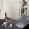 9inch Glas Shisha Shisha Wasserpfeifen Becher w / ICE Fänger Bubbler Recycle Klarglas Bong mit 14mm Glasschüssel Downstem