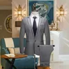 VERTVIE 2024 Brand Men Suit Fashion Solid Suit Casual Slim Fit 2 Pieces Mens Wedding Suits Jackets Male Plus Size 3XL High Quality Suit Jacket 317 395 180