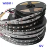 12V WS2811 5050 RGB LED Fita de luz de tira flexível Pixel 5M 150LED 300LED Endereçável Magic Color IP20 IP65 IP67