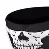 Horror Skull Halloween Cosplay Bufanda Bicicleta Esquí Cráneo Media mascarilla Fantasma Bufanda Bandana Calentador de cuello Fiesta Diadema Turbante mágico VT0558