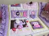 purple crib bedding