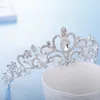 Kronen für Kinder, Kopfbedeckungen, glitzernde Kristalle, Tiaras für kleine Mädchen, auf Lager, Hochzeit, Blumenmädchen, Haarschmuck, Kinderparty-Schmuck, AL2020