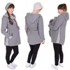 Modengyunma Maternity Coats Winter Jacket för gravida kvinnor Ytterkläder Långärmning Solid Bring Children Outfits Clothing Jackets